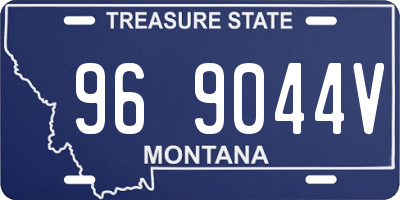 MT license plate 969044V