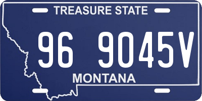 MT license plate 969045V