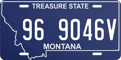 MT license plate 969046V
