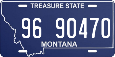 MT license plate 969047O