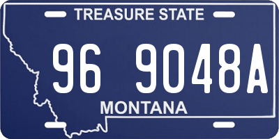 MT license plate 969048A