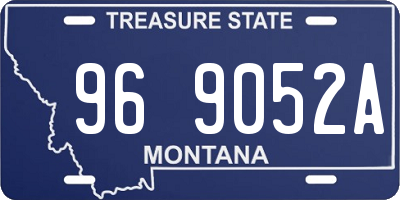 MT license plate 969052A