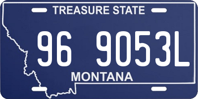 MT license plate 969053L
