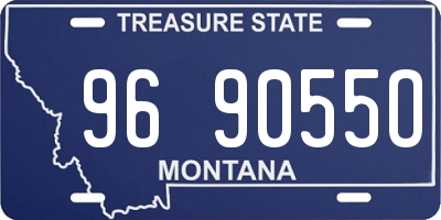 MT license plate 969055O
