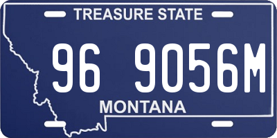 MT license plate 969056M