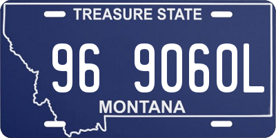 MT license plate 969060L