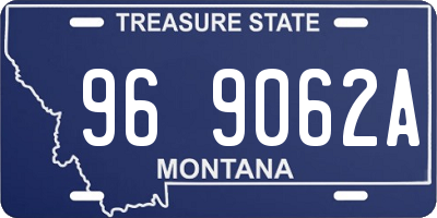 MT license plate 969062A