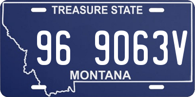 MT license plate 969063V