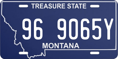 MT license plate 969065Y