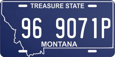 MT license plate 969071P