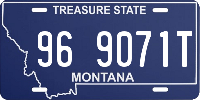 MT license plate 969071T