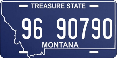 MT license plate 969079O