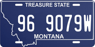 MT license plate 969079W