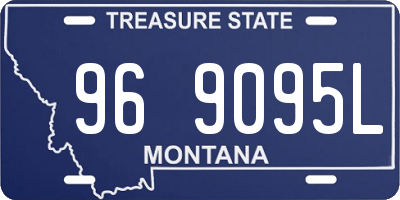 MT license plate 969095L