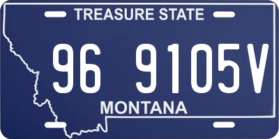 MT license plate 969105V