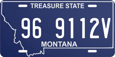 MT license plate 969112V