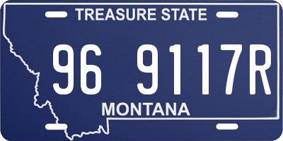 MT license plate 969117R