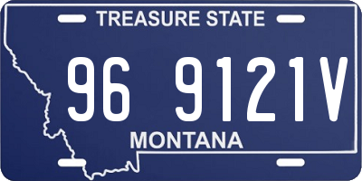 MT license plate 969121V