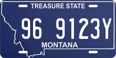 MT license plate 969123Y