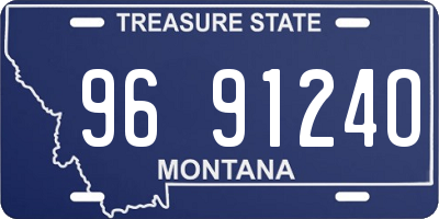 MT license plate 969124O