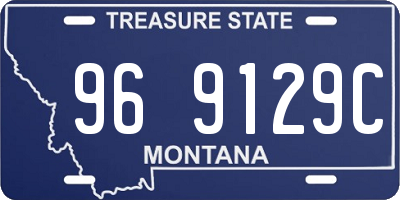 MT license plate 969129C