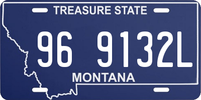 MT license plate 969132L