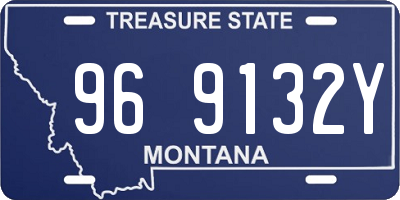 MT license plate 969132Y
