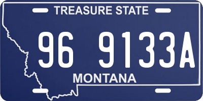MT license plate 969133A