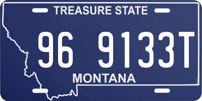 MT license plate 969133T