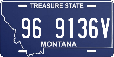 MT license plate 969136V