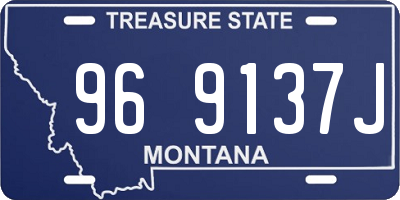 MT license plate 969137J
