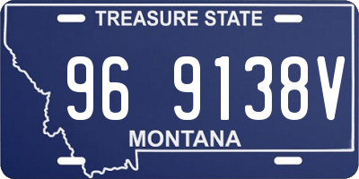 MT license plate 969138V