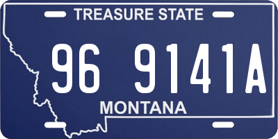 MT license plate 969141A