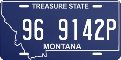 MT license plate 969142P