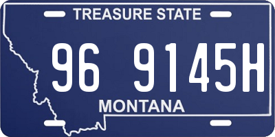MT license plate 969145H