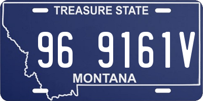 MT license plate 969161V