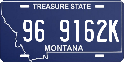 MT license plate 969162K