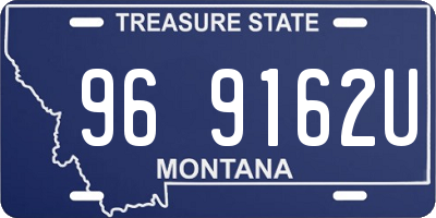 MT license plate 969162U