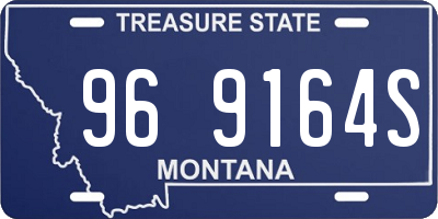 MT license plate 969164S