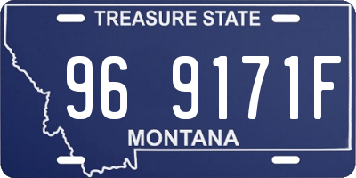 MT license plate 969171F