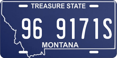 MT license plate 969171S