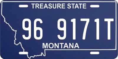 MT license plate 969171T
