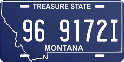 MT license plate 969172I