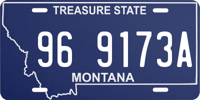 MT license plate 969173A