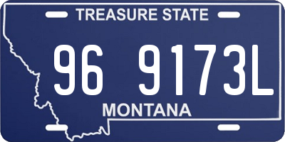 MT license plate 969173L