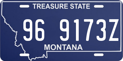 MT license plate 969173Z