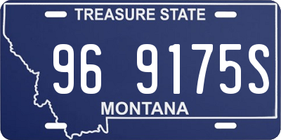MT license plate 969175S