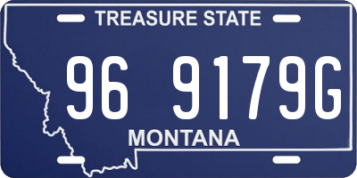 MT license plate 969179G