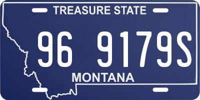 MT license plate 969179S