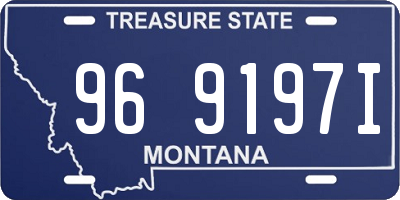 MT license plate 969197I
